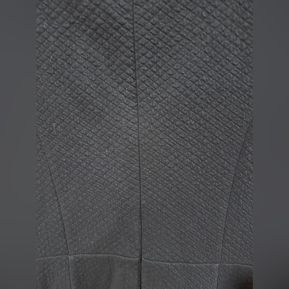 LOFT Black Sleeveless Fit-and-Flare Mini Dress - Picture 5 of 6